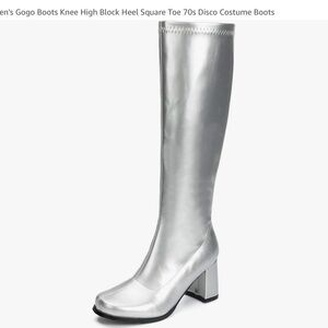 Woamn Silver Party Boot